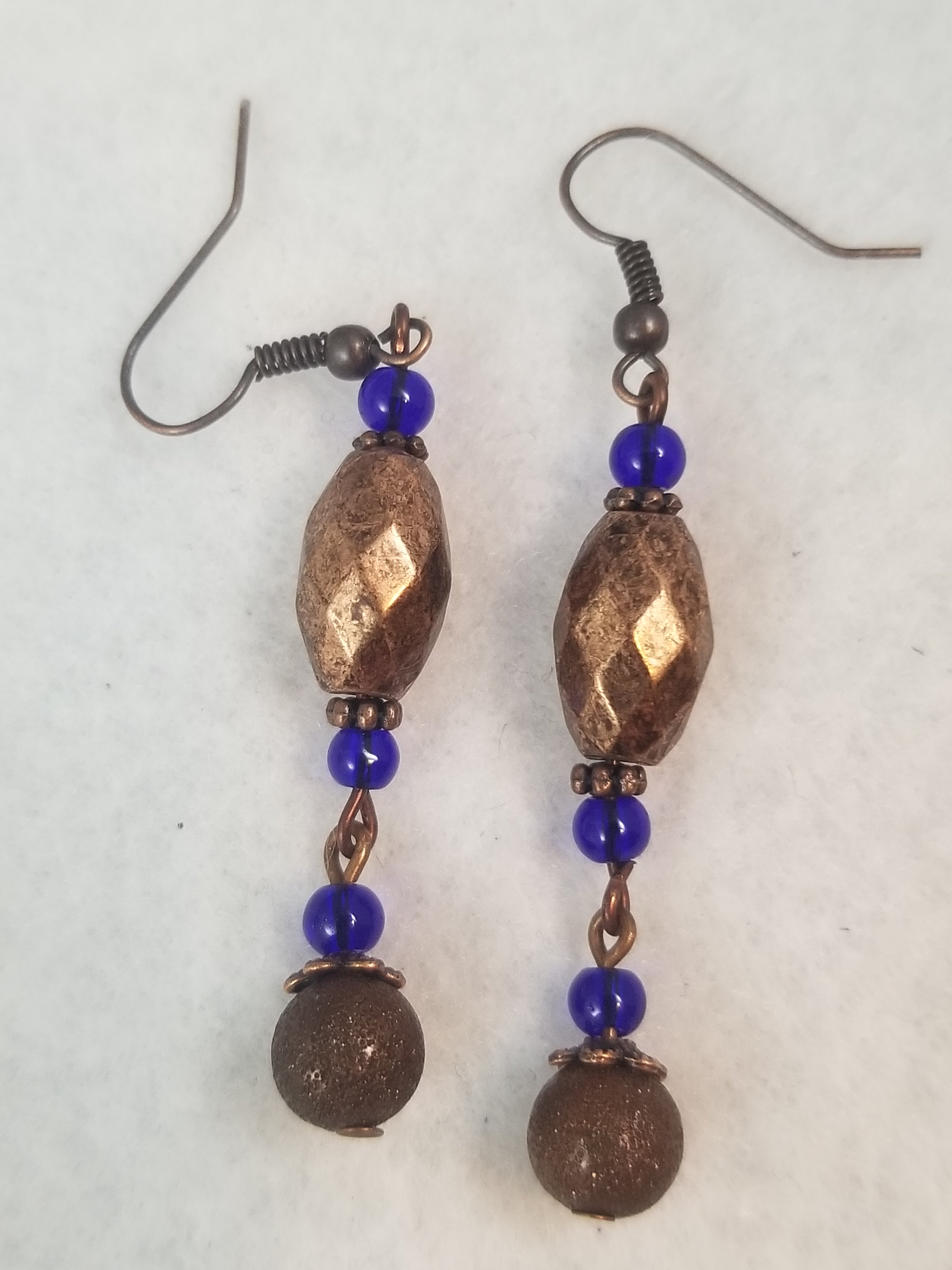 Copper #12 Earrings