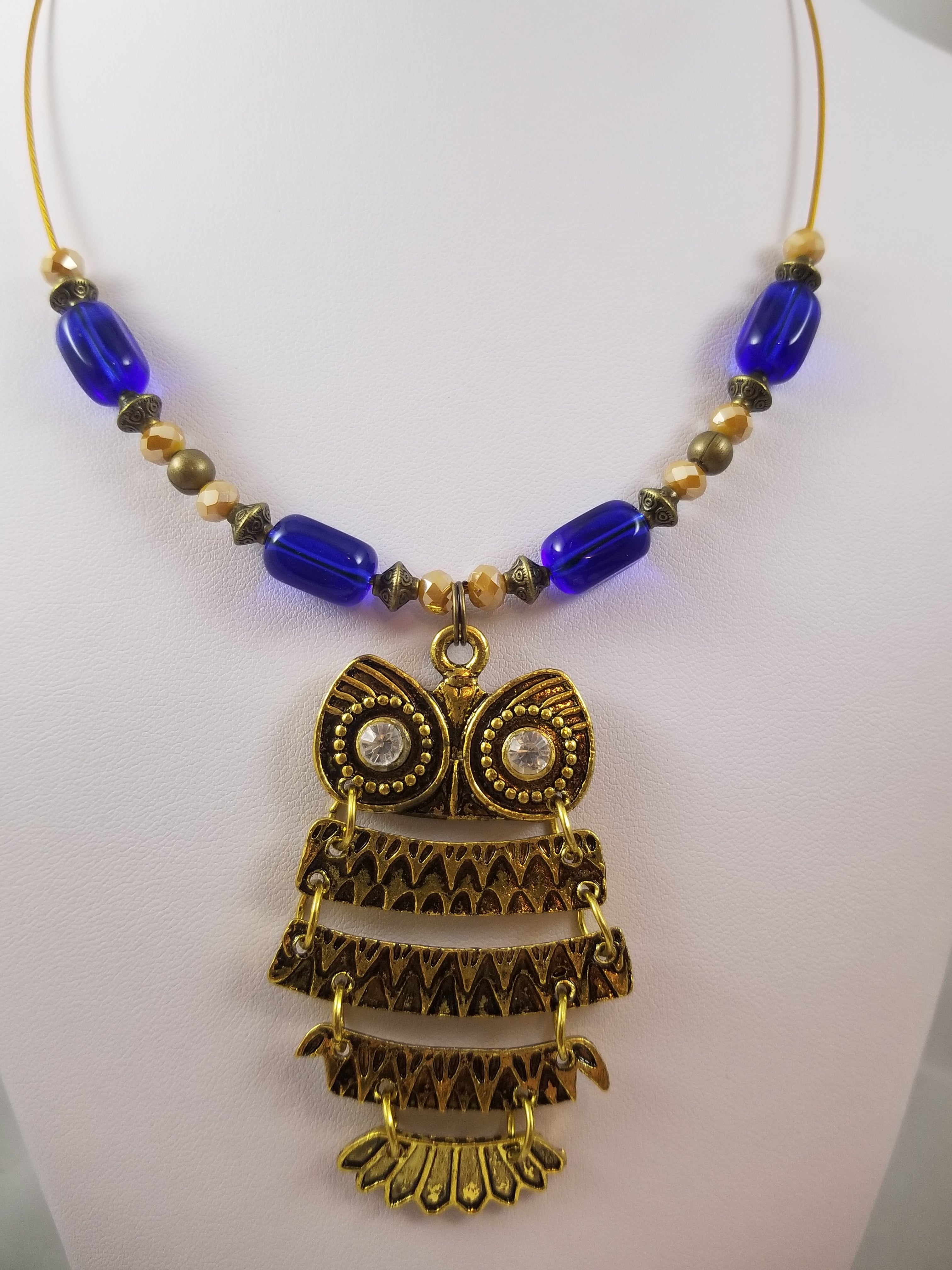 Golden Owl Necklace