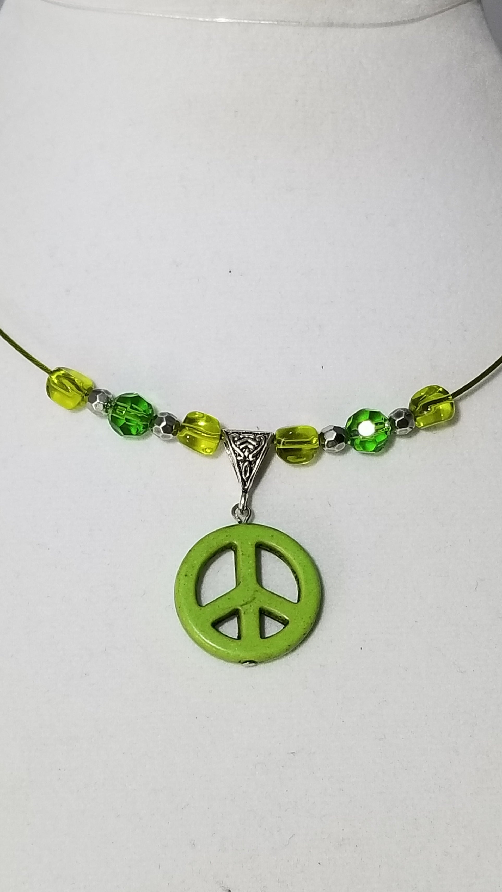 Green Peace Necklace