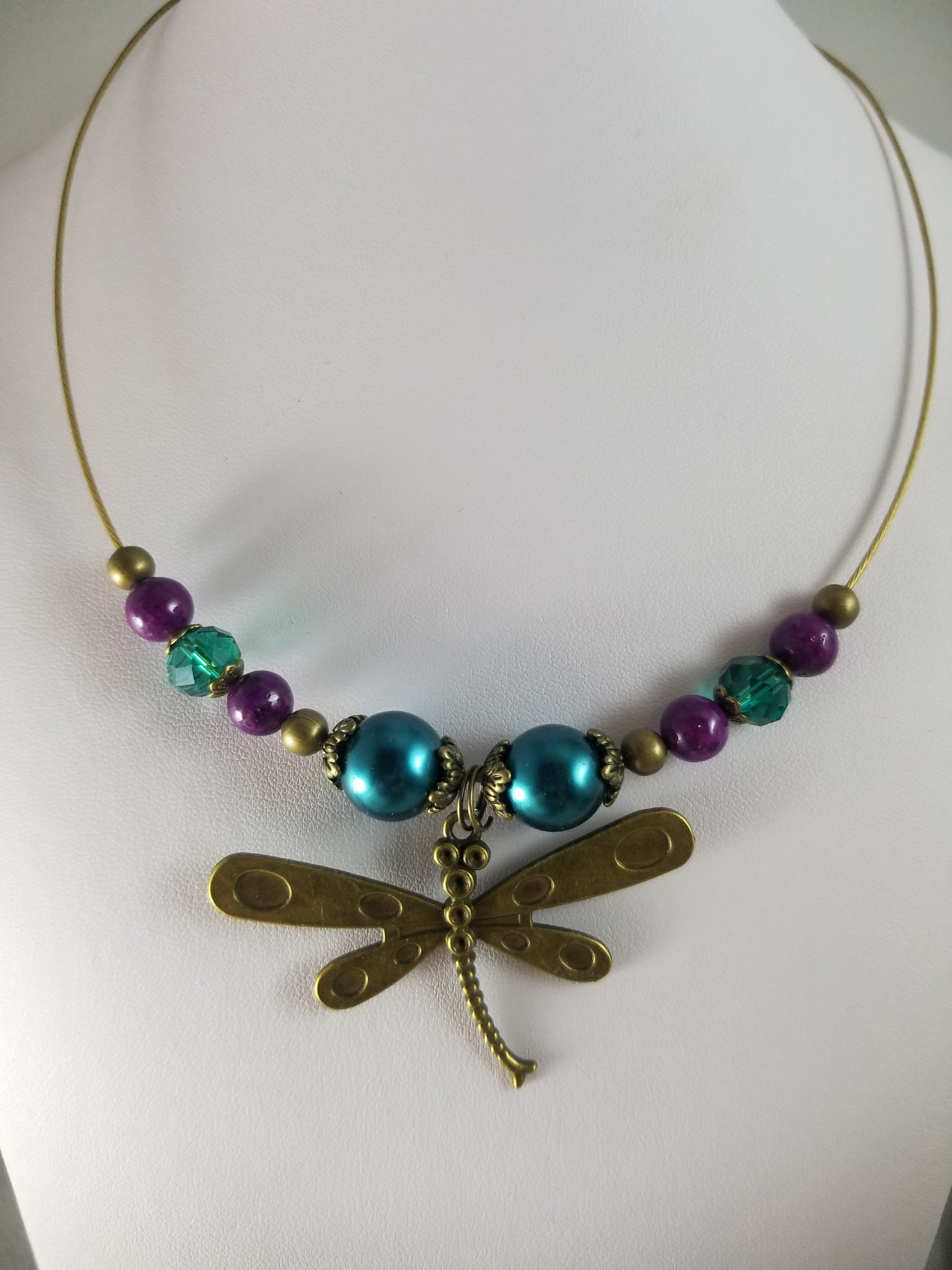 Sassy Dragonfly Necklace