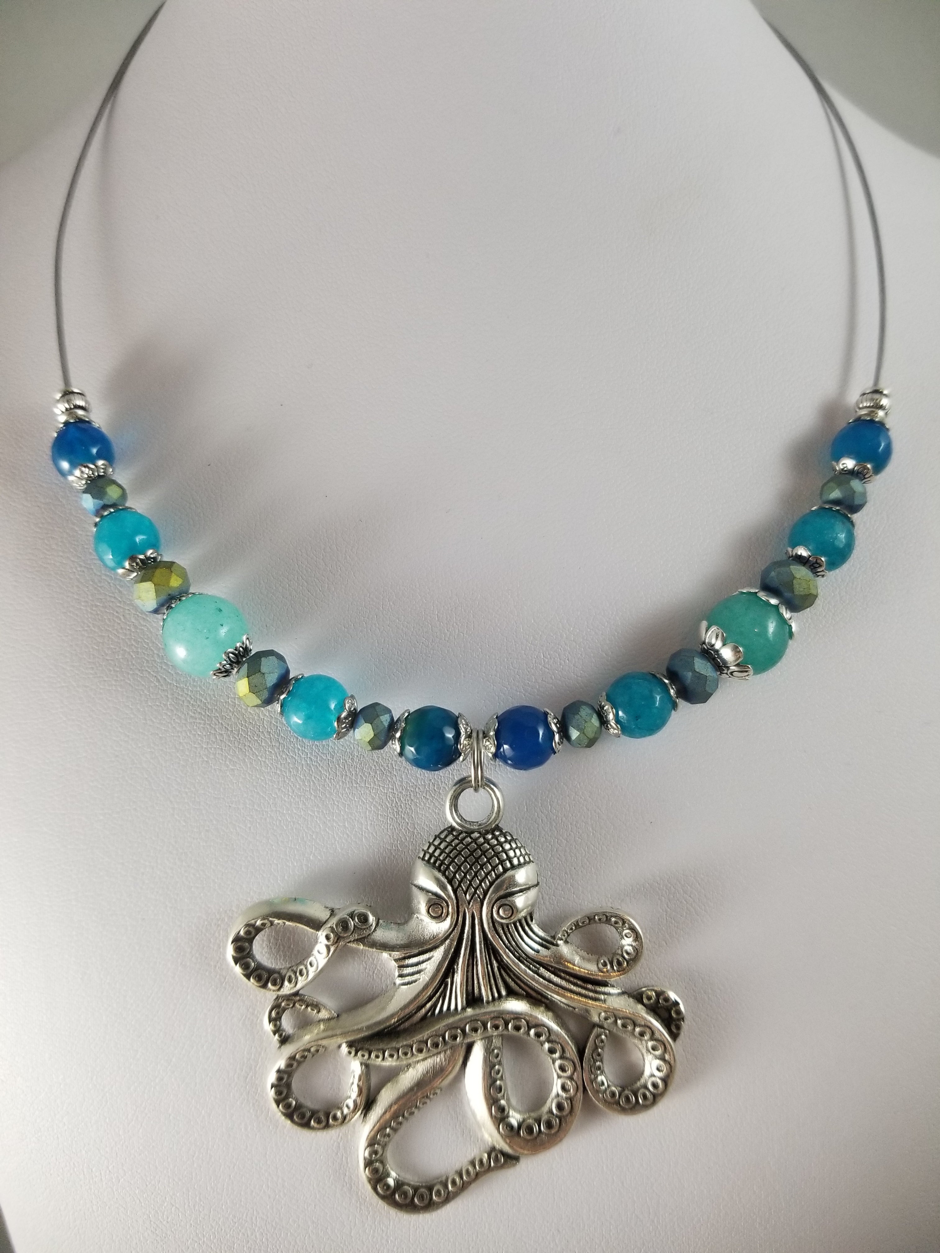 Steamy Octopus Necklace