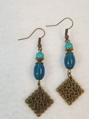 Turquois Colored #39 Earrings